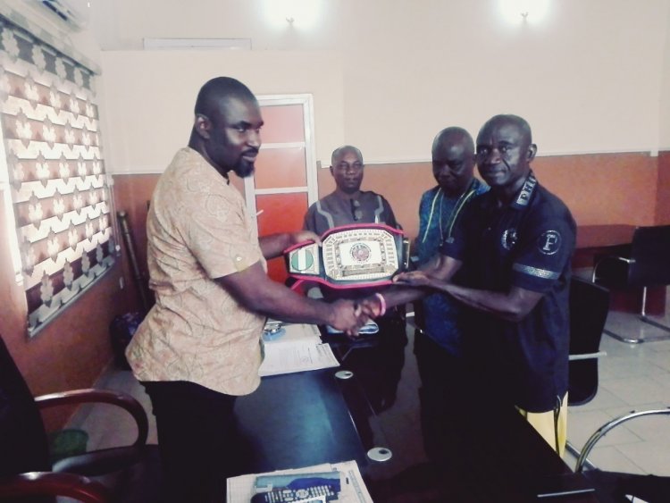 Nnewi South TC Chair, Okoye Hosts Emeadi, the African Light Heavyweight Champion