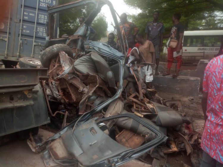 Anambra: Multiple Crash Kills Two, Injures One in Onitsha