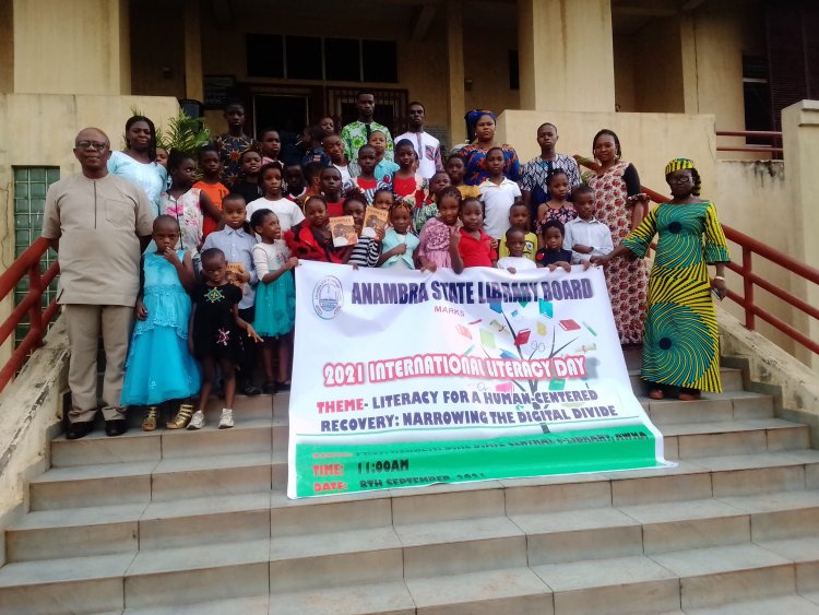 Anambra State Library Board Marks 2021 Literacy Day with School Children