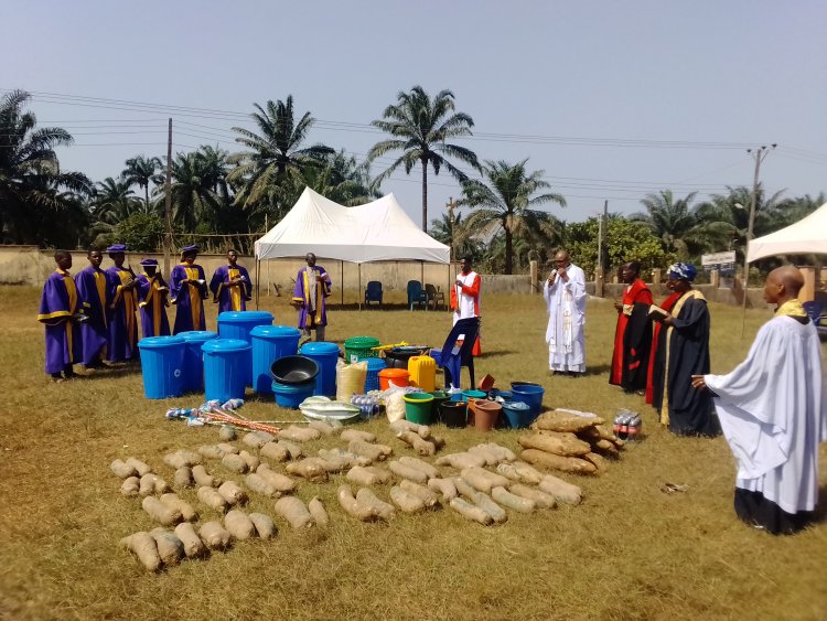 In Ebenator, St. Andrew's Anglican Church Holds General Harvest and Thanksgiving