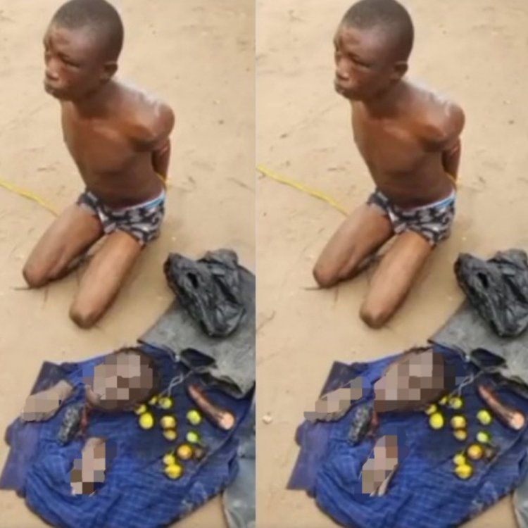 Deaf and Dumb Man Arrested with Fresh Human Head and Hands