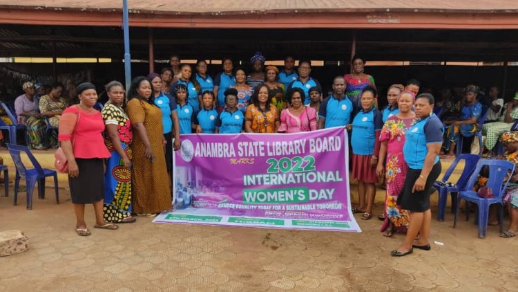 Anambra State Library Takes Int'l Women's Day Celebration to Ukpo Community