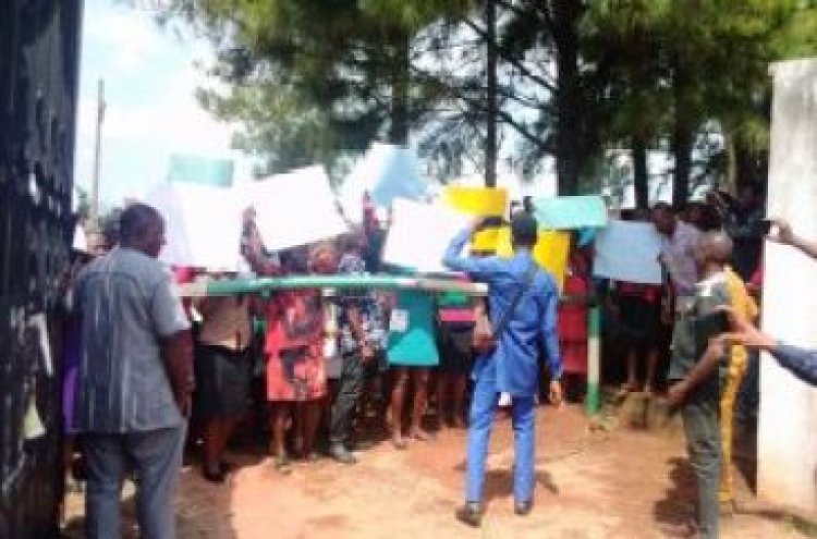 Protest Rocks Awka As Soludo Sacks over 1000 Teachers Engaged by Obiano