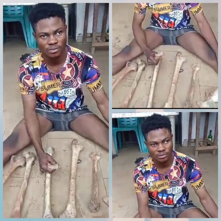 Young Herbalist Arrested with 11 Human Bones in Anambra