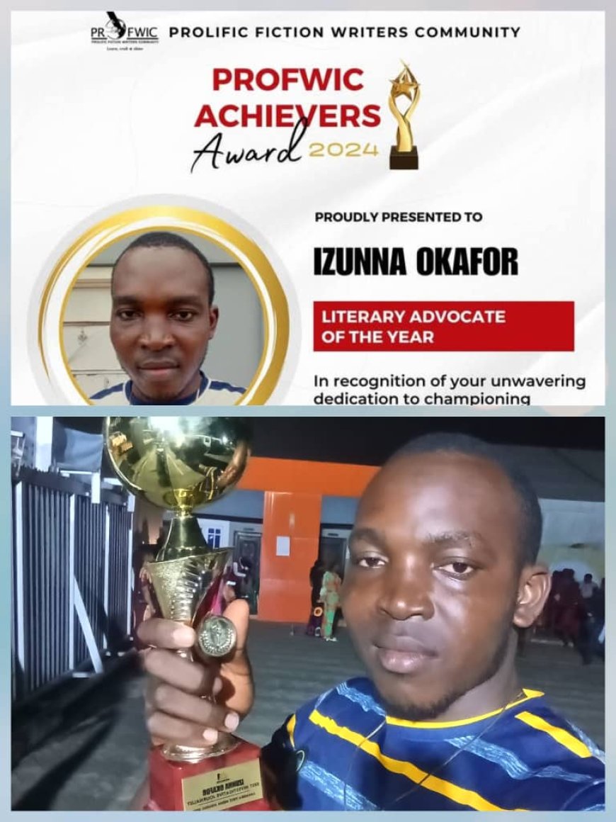 Izunna Okafor Wins Best Investigative Journalist of the Year, Literary Advocate of the Year 2024